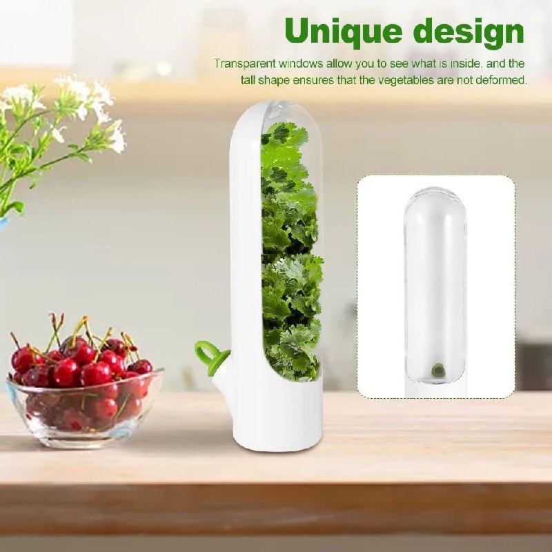 حاوية تخزين الأعشاب الطازجة Récipient de conservation pour herbes fraîches