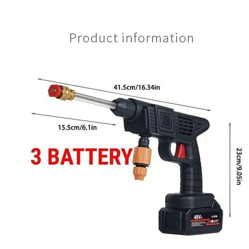 Pulvérisateur d'eau rechargeable 48V avec triple batterie