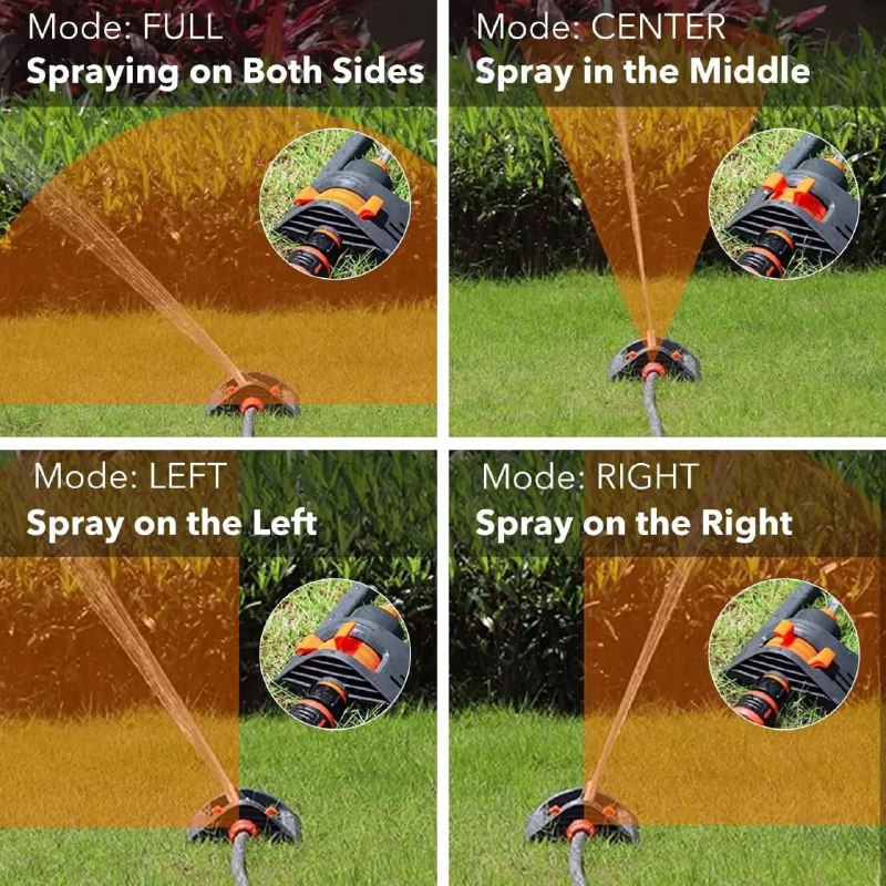 رشاش بلاستيكي مع ذراع متأرجح Arroseur plastique à bras oscillant