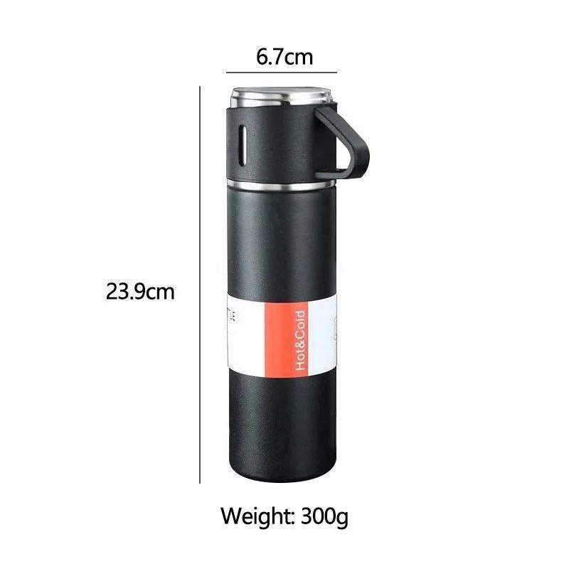 Vacuum Flask Set طرموس لحفظ المشروبات الساخنة والباردة Thermos