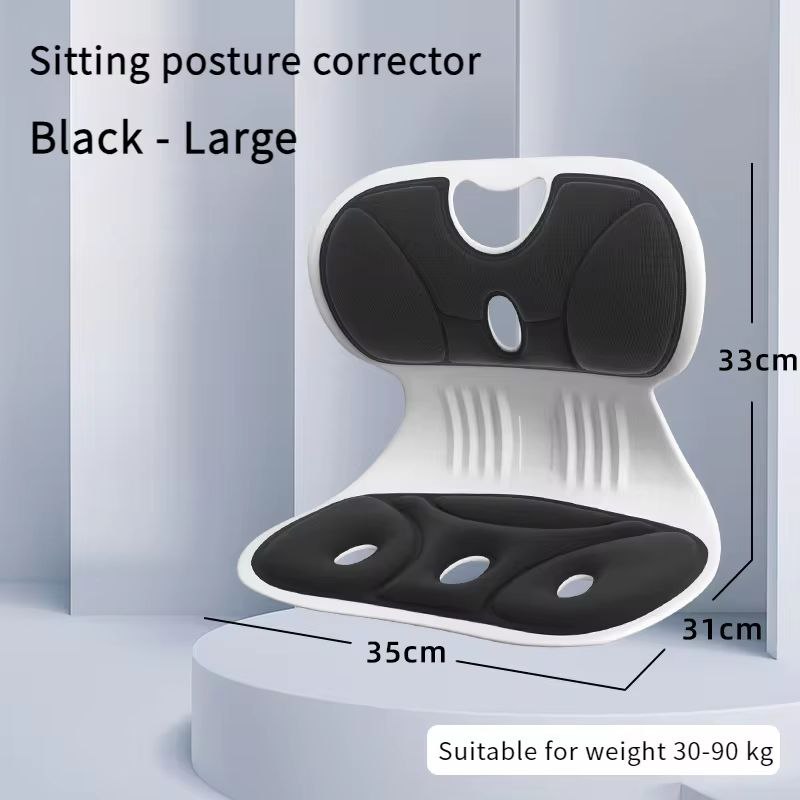 مسند للظهر Coussin lombaire pour adulte avec dossier, chaise de Correction de Posture assise intégrée