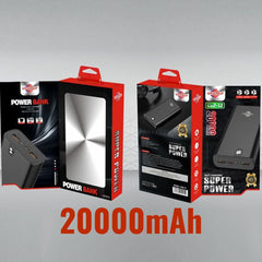 Power Bank 20000mAh Fast Charger CDP-12 WISDOMUP