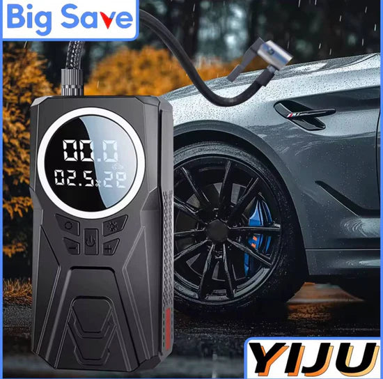 جهاز تشغيل بطارية السيارة، منفاخ الإطارات، بنك الطاقة Démarreur de batterie de voiture Gonfleur Pneu, Power Bank