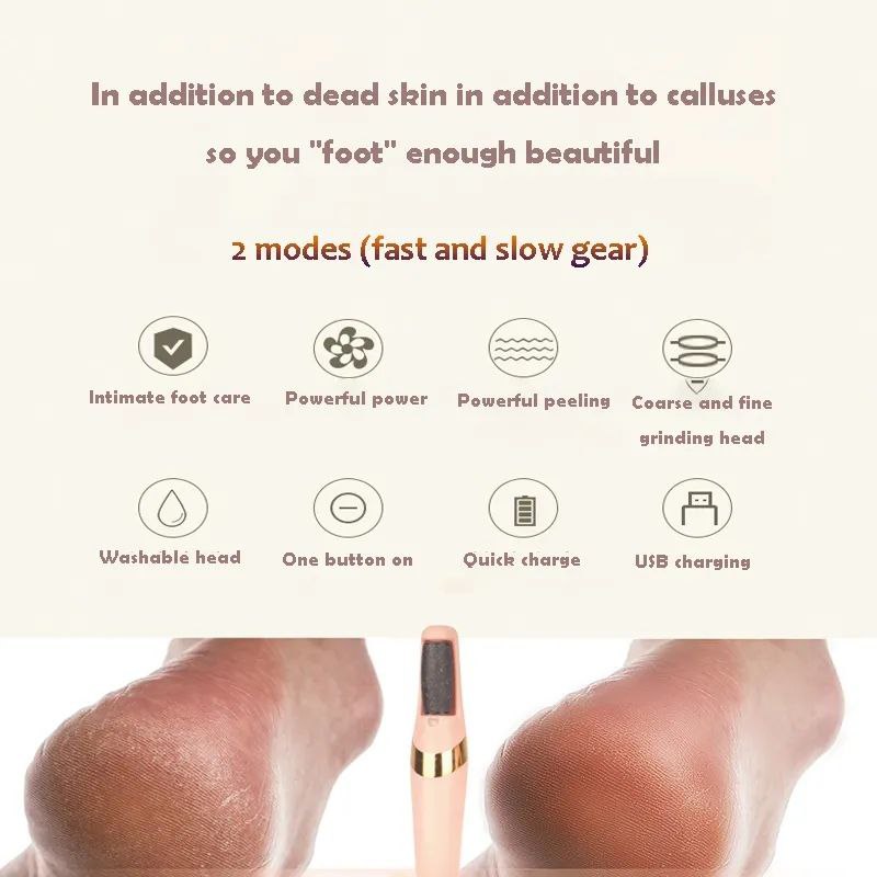 Electric Callus Remover مزيل الجلد الميت الكهربائي قابل للشحن