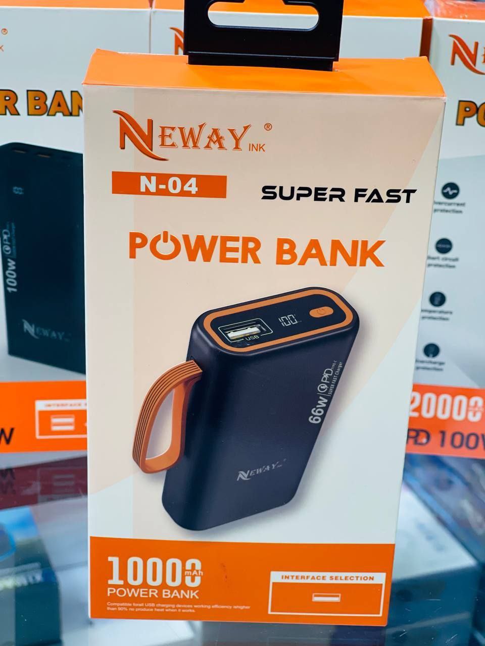 Power bank NEWAY 10000mAh 66W Fast Charge N-04