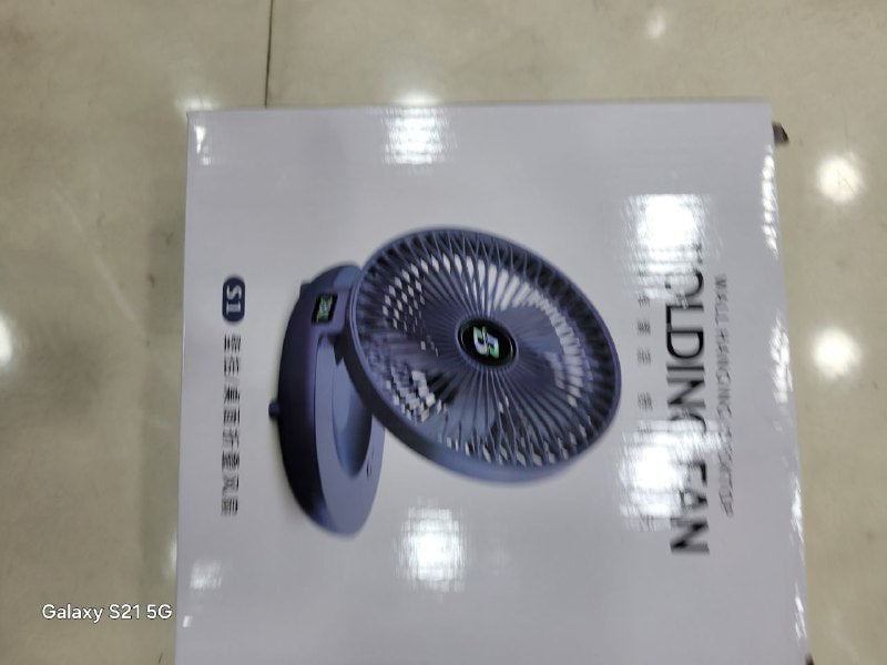Wall hanging desktop folding Fan