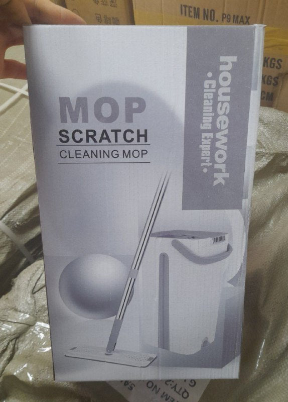 MOP Scratch Cleaning MOP Ensemble balai serpillère avec seau essoreur intégré
