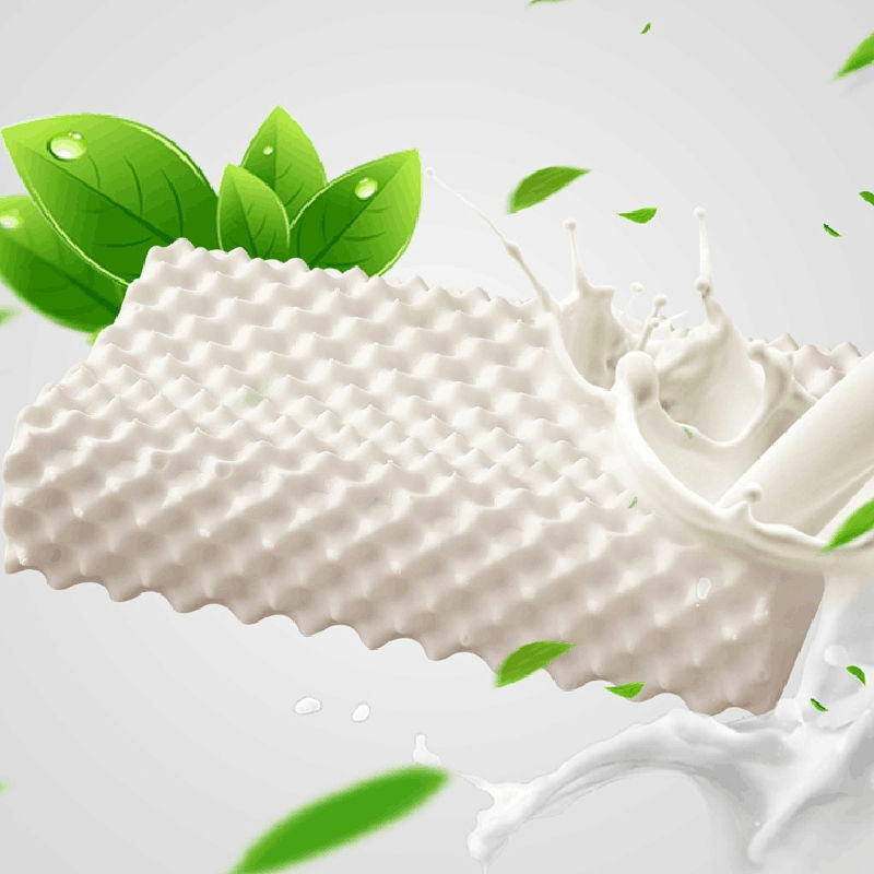 Oreiller Cervical Ergonomique en Latex Naturel وسادة عنق مريحة من لاتكس الطبيعي