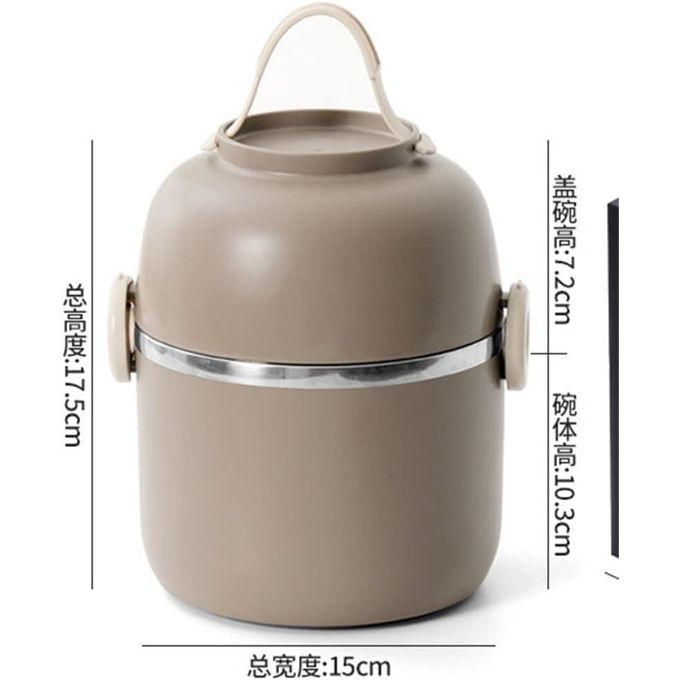 Boîte à lunch isolée en acier inoxydable صندوق غداء معزول من الفولاذ المقاوم للصدأ