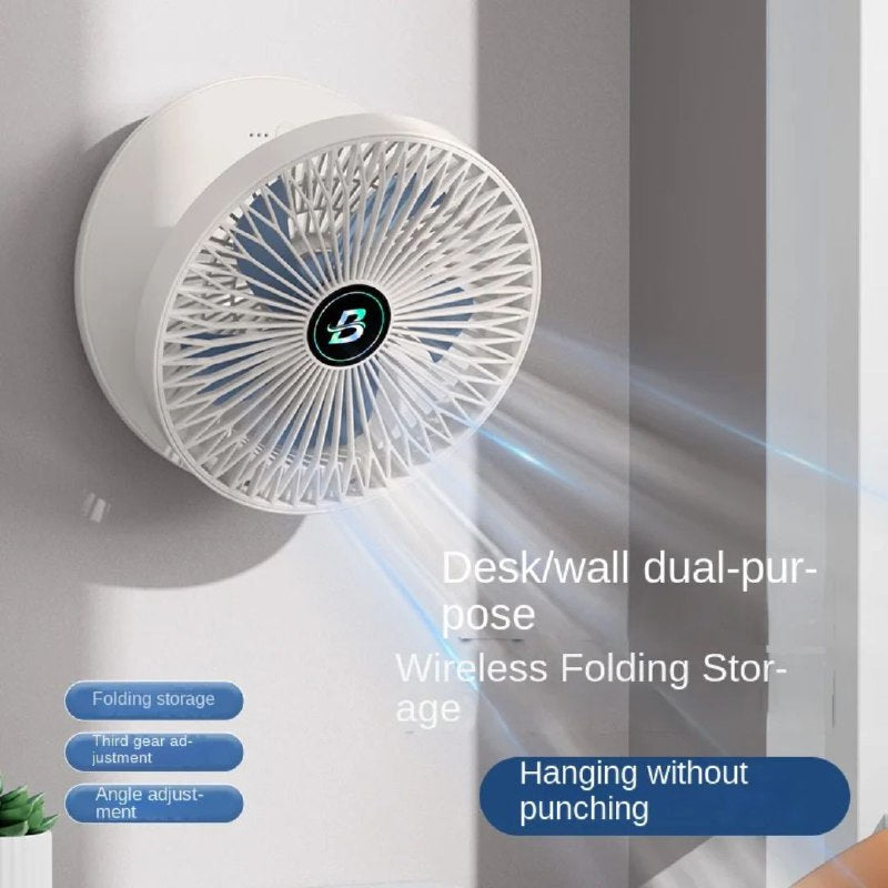 Wall hanging desktop folding Fan