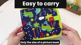 Bloc-Notes Portable Réutilisable pour Enfants avec Stylos