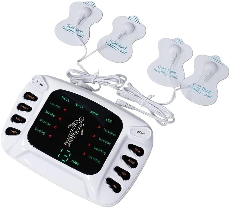 Appareil de massage de physiothérapie à double sortie جهاز تدليك منزلي للعلاج الطبيعي ثنائي المخرجات جهاز لتخفيف آلام الجسم بالكامل واستعادة العضلات