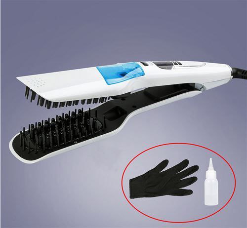 فرشاة فرد الشعر بالبخار الاحترافية سريعة الجفاف وأداة فرد الشعر بالبخار الأيونية للنساء