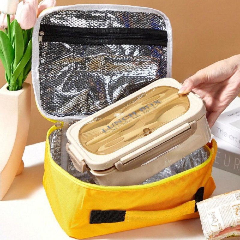 Sac à déjeuner isotherme, design d'autobus scolaire