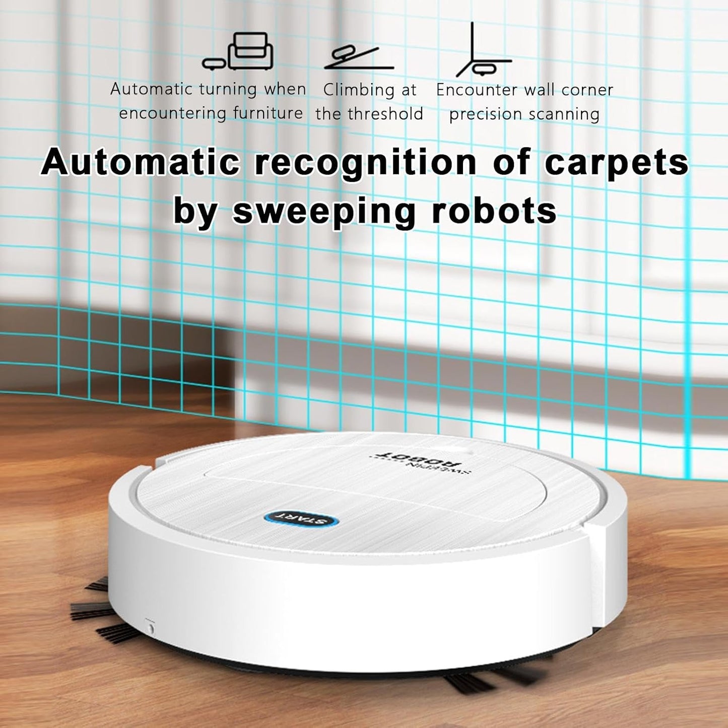 Robot aspirateur de balayage automatique مكنسة كهربائية روبوتية كنس أوتوماتيكية