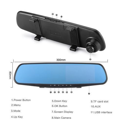 كاميرا مراقبة السيارة ذات الصندوق الأسود DVR بدقة عالية كاملة BLACK-BOX CAMÉRA DE SURVEILLANCE DE VOITURE DVR FULL HD 1080P