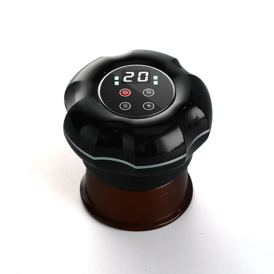 جهاز تدليك كهربائي بكأس شفط مفرغ من الهواء حجامة Electric Cupping Massager Vacuum Suction Cup Anti-Cellulite