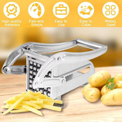 Coupe-frites manuel en acier inoxydable