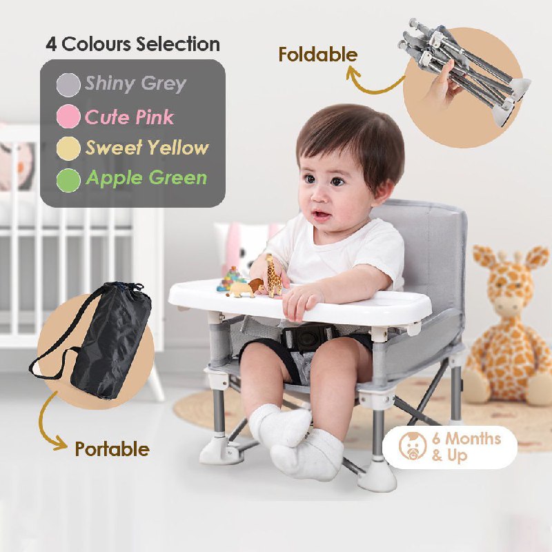 Chaise alimentation pliable pour bébés enfants plage coussin كرسي طعام للأطفال قابل للطي