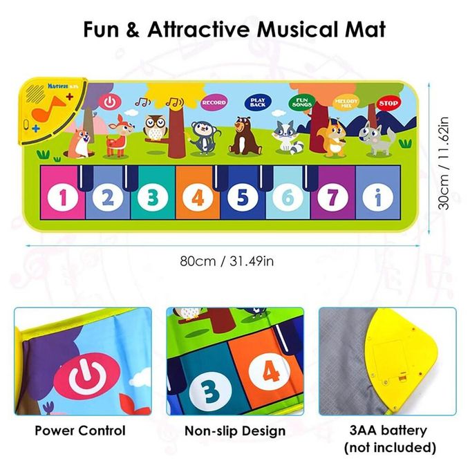 Tapis musical pour enfants est un jouet interactif سجادة موسيقية للأطفال لعبة تفاعلية