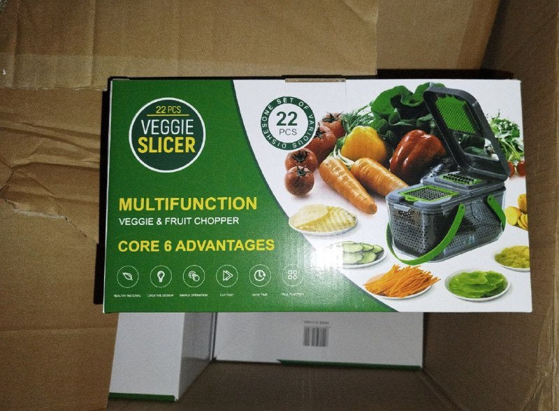 Multifunction Veggie and fruit Chopper مفرمة الخضار والفواكه متعددة الوظائف