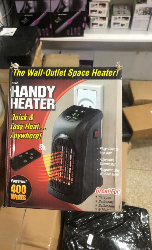 سخان كهربائي محمول صغير بقوة Mini Chauffage Portable Électrique 400W