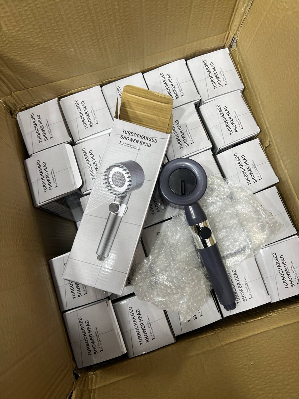 رأس دش مع دش محمول باليد، رؤوس دش عالية الضغط Pommeau de douche avec douchette à main, combiné haute pression