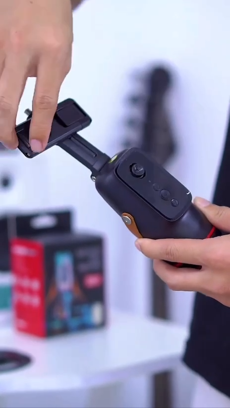 GoPro et appareil photo compact حامل هاتف مزود بخاصية تتبع الوجه التلقائي مع حلقة تحكم عن بعد، وحامل ثلاثي القوائم قابل للدوران