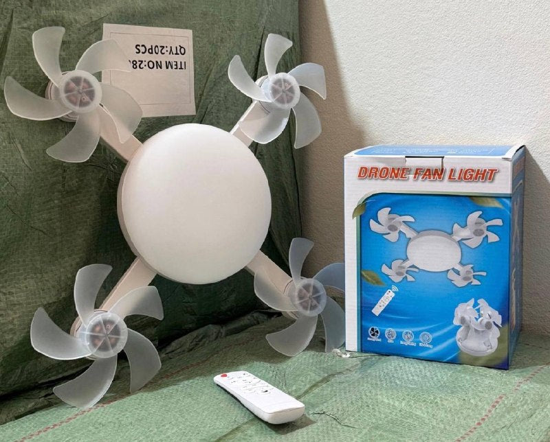 Ventilateur plafond éclairage télécommande مروحة سقفية بإضاءة وتحكم عن بعد