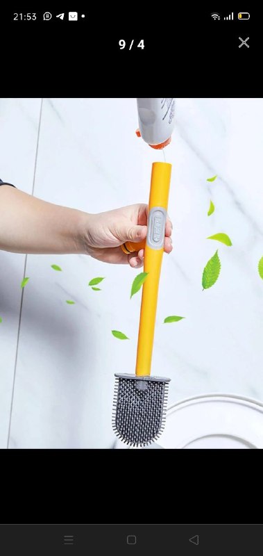 فرشاة تنظيف تواليت مرحاض Silicone toilet Brush
