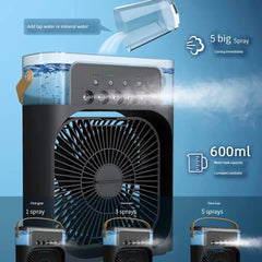 مروحة تبريد صغيرة، مروحة تكييف هواء محمولة بثلاث سرعات ventilateur de climatiseur portable
