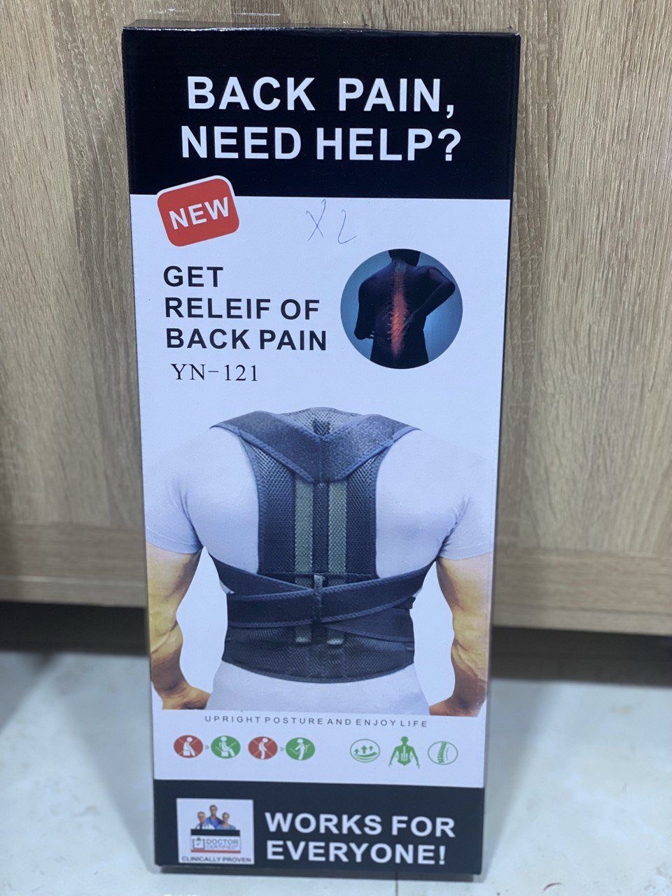 YN-121 redresse dos Ceinture Dorso-Lombaire حزام تصحيح وضعية الظهر