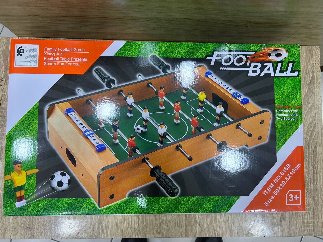 كرة قدم طاولة صغيرة الحجم ومتينة Baby-foot de table compact et solide