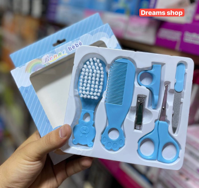 مجموعة تقليم الأظافر والعناية بالشعر للرضع
