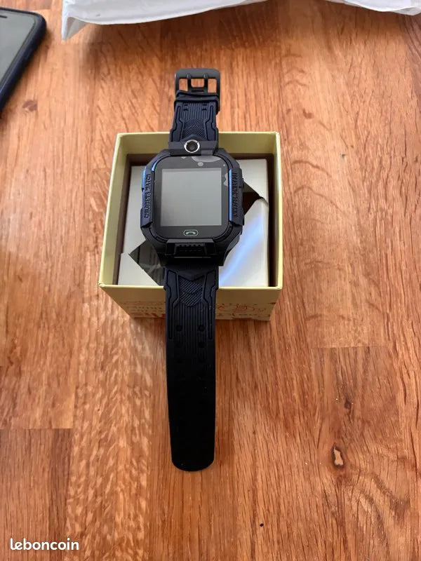 SWZEC Montre GPS Smart watch pour enfant Montre GPSS pour enfant Montre Intelligente pour Enfants localisation LBS tracker Noir