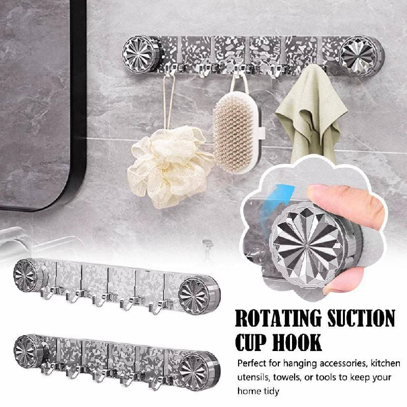 Rotating suction Cup Hook