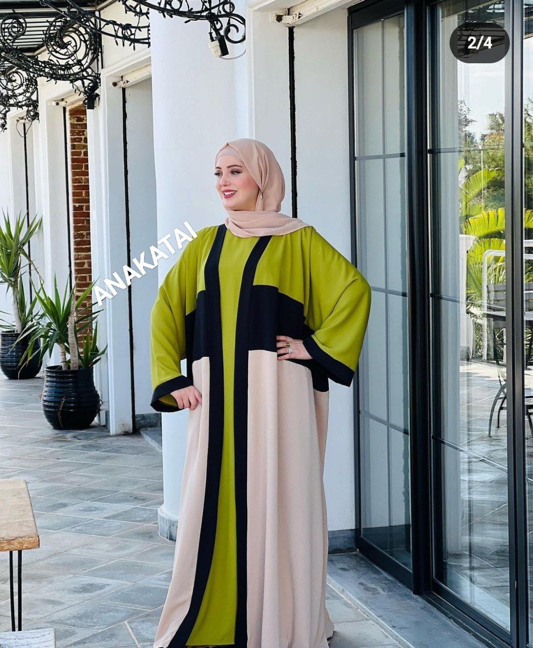 عباية 2 بياس التوب كريب