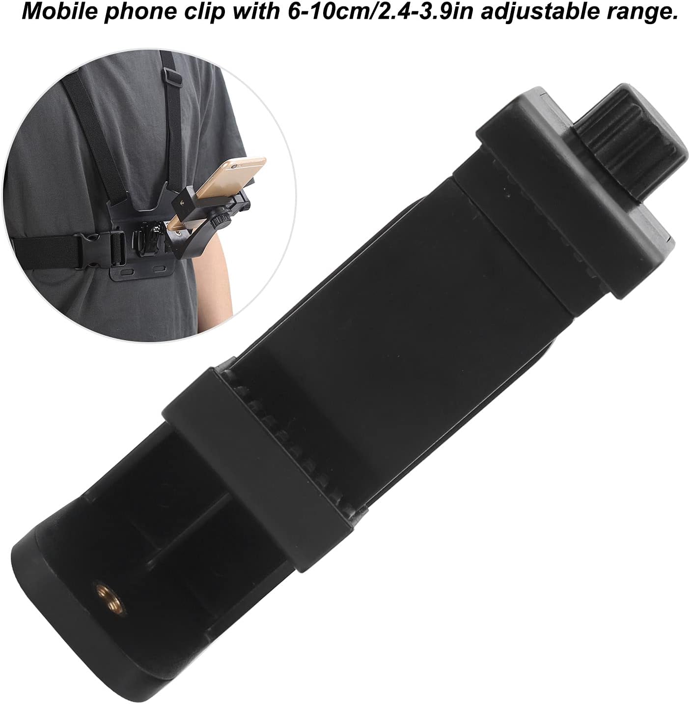 حامل هاتف متعدد الوظائف على الصدر للتصوير Support de poitrine pour téléphone, support multifonction pour filmer et prendre des selfies vidéo