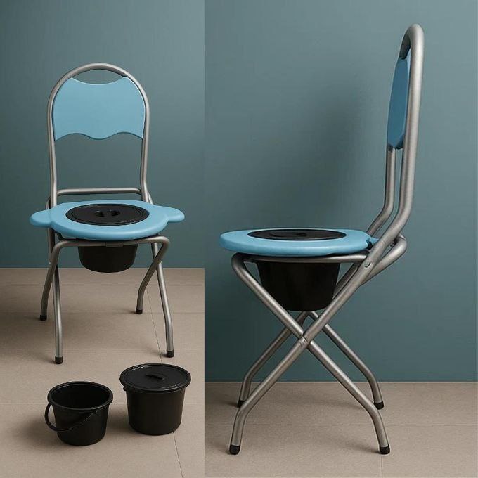 Chaise de toilette pliante durable كرسي مرحاض قابل للطي متين