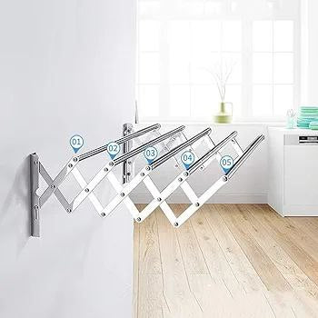 WALL MOUNTED CLOTHES DRYING مجفف الملابس المثبت على الحائط