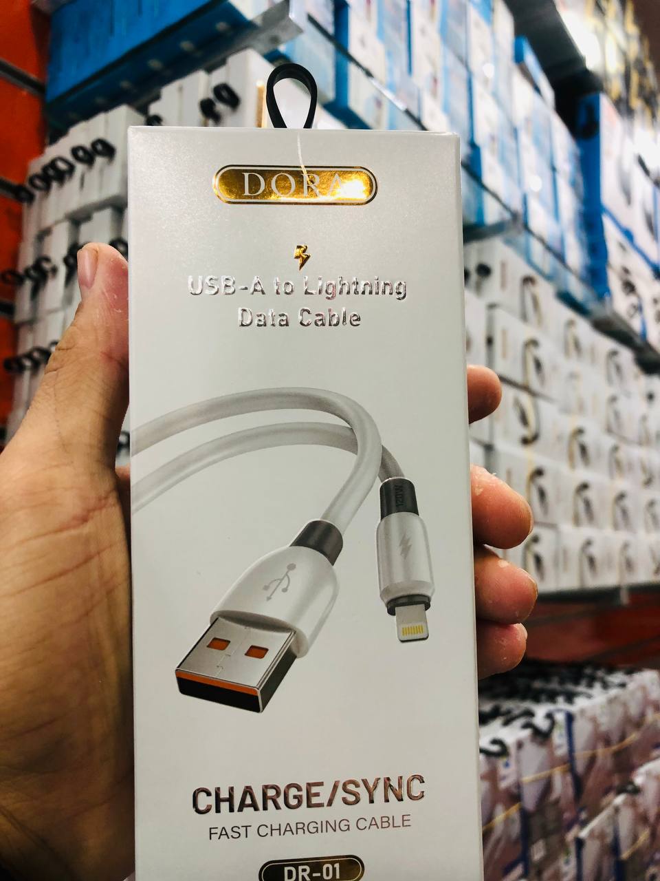 Fast charging cable DR-01 USB-A to lightning Data cable V8 Type-C