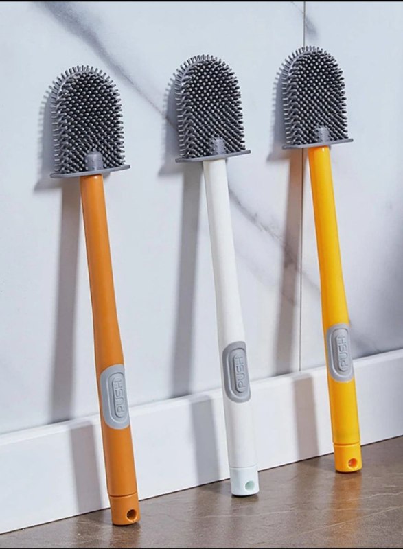فرشاة تنظيف تواليت مرحاض Silicone toilet Brush