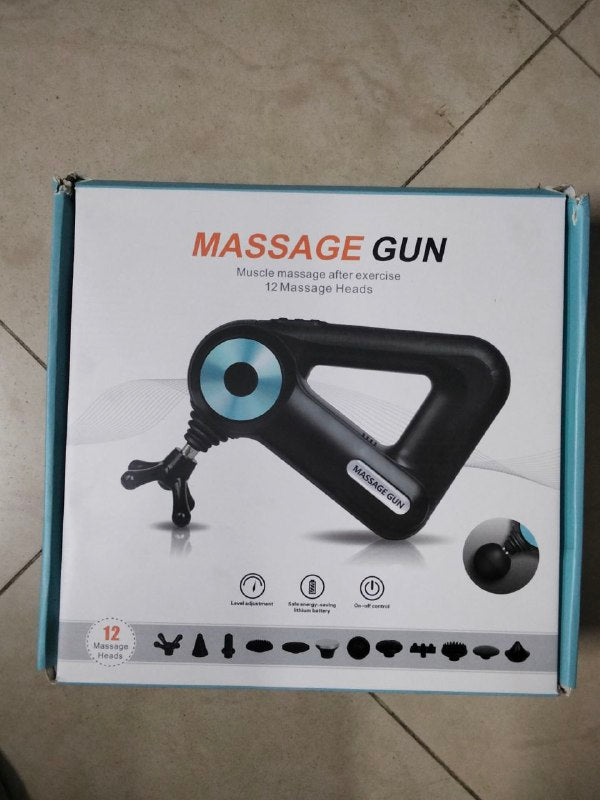 Massage Gun 12 heads Pistolet de Massage Musculaire Électrique 12 Têtes, Rechargeable مسدس تدليك 12 رأسًا