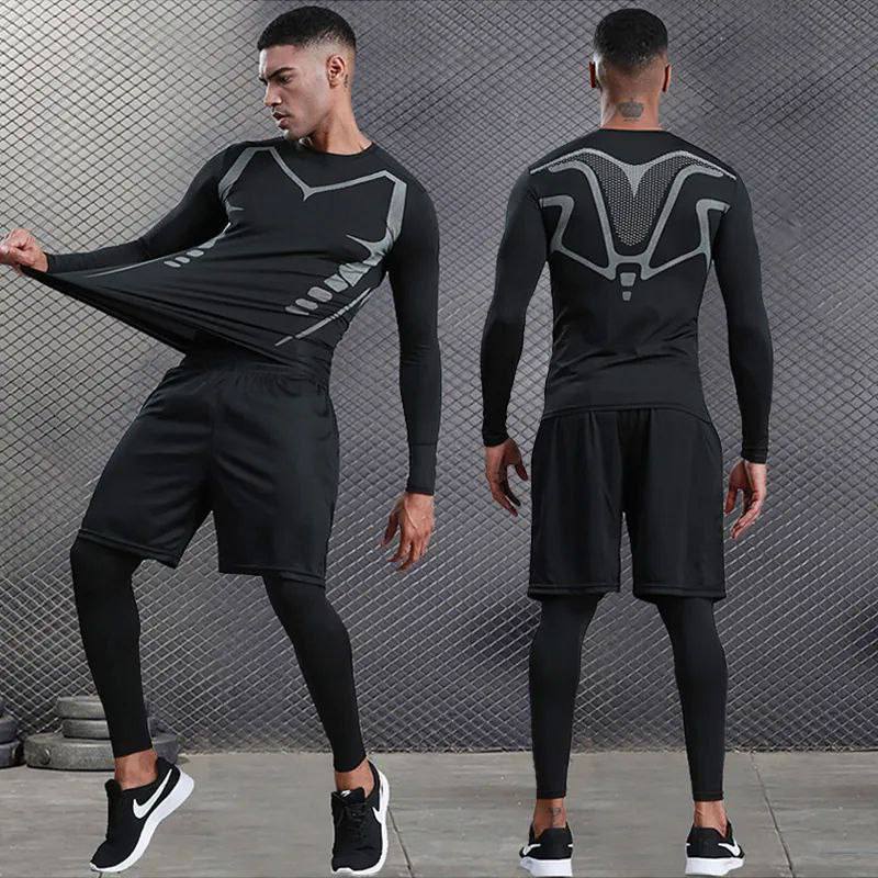 Ensemble de course et d'entraînement pour homme مجموعة الجري والتدريب للرجال