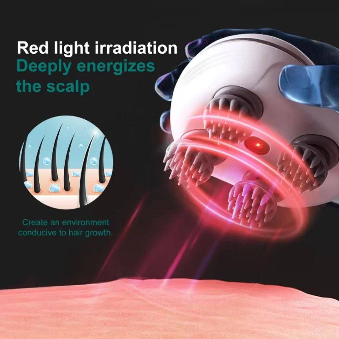 Masseur De Cuir Chevelu Intelligent Sans Fil جهاز تدليك فروة الرأس الذكي اللاسلكي