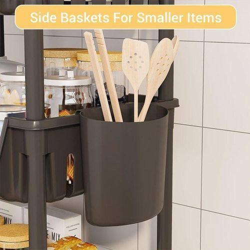 رف تخزين بلاستيكي متين بخمس طبقات Étagère de rangement en plastique durable à 5 niveaux