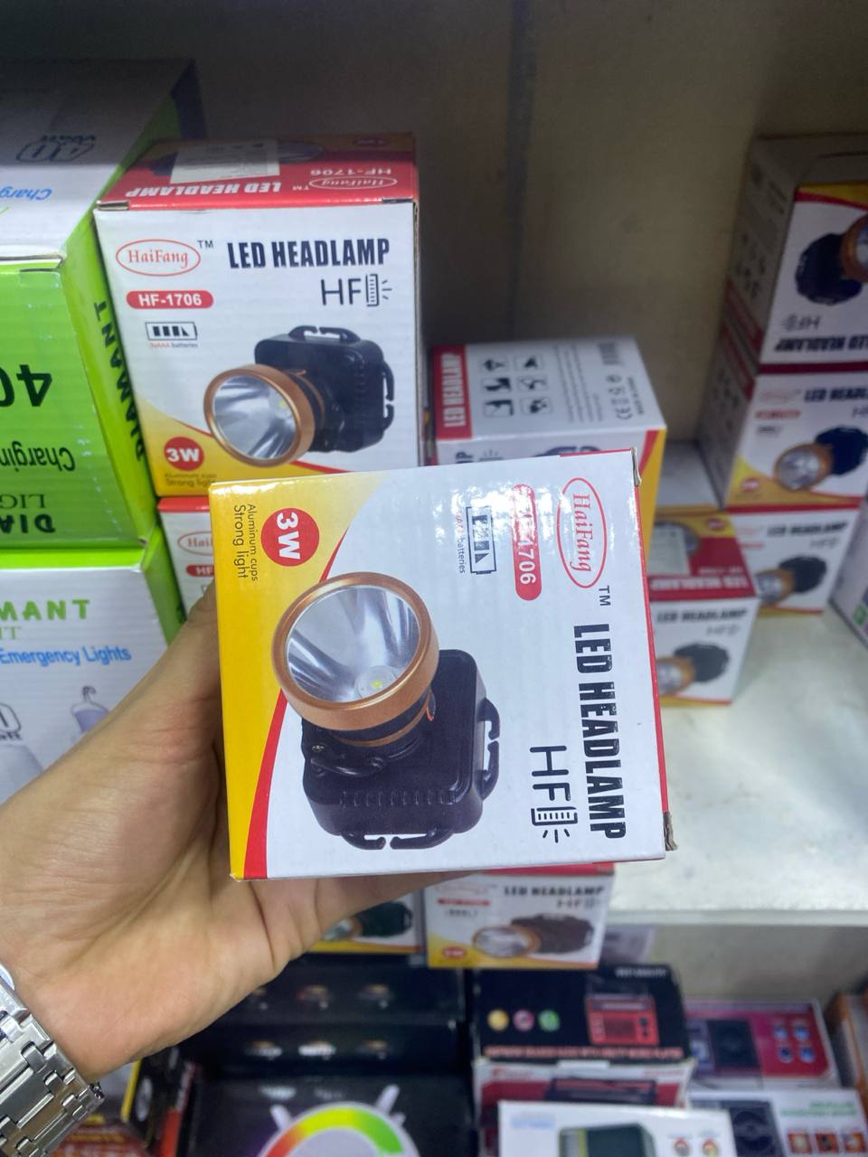 1706-LED Head lamp 3W HF