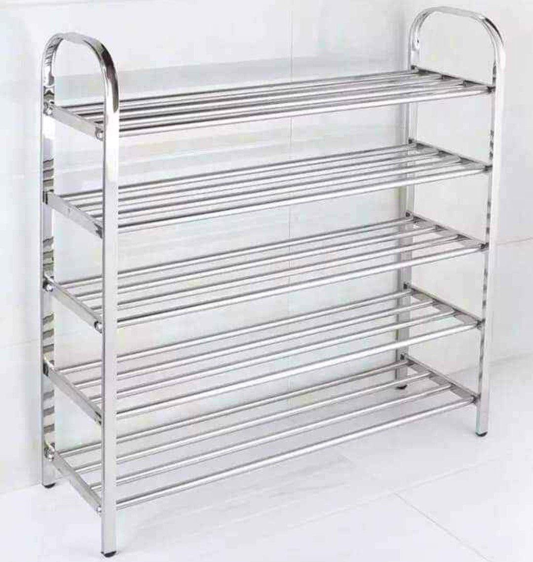 تخزين للأحذية Étagère à chaussures en acier inoxydable, rangement pour chaussures, chambre à coucher,