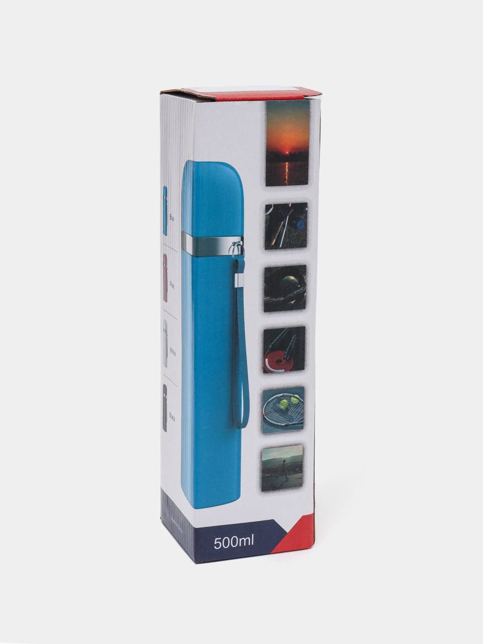 Thermos chaud et froid 500ml Bouteille à emporter pour emporter de l'eau ou du sport, contenant isolé sous vide ترمس ساخن وبارد سعة