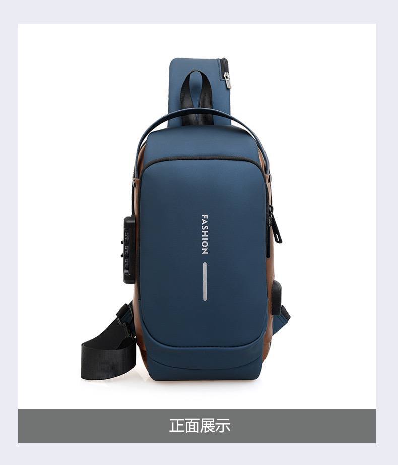 Sac à dos à verrouillage par mot de passe pour homme